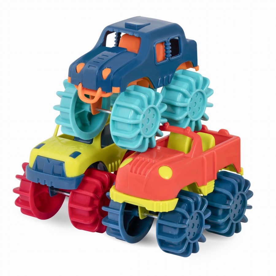 Thunder Monster – Monster Trucks – zestaw 6 Monster Trucków / B.Toys
