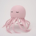 Butelka termiczna ze słomką Bestie, 460 ml - Meduza różowa / Asobu