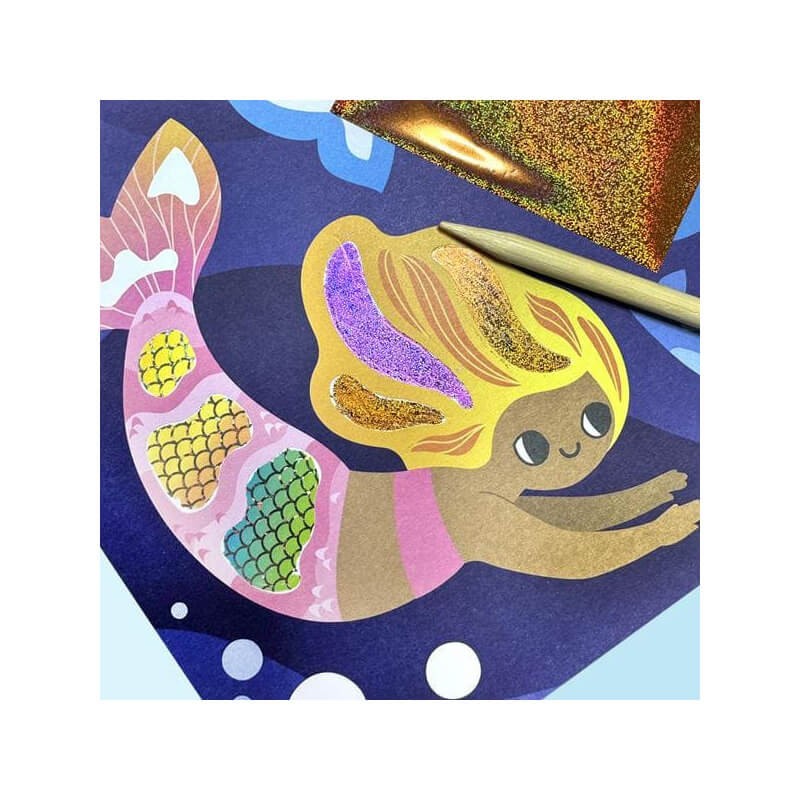 Zestaw artystyczny z folią - Magiczny Ocean / Tiger Tribe