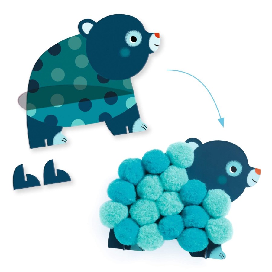 Obrazki z pomponów SŁODZIAKI / DJECO