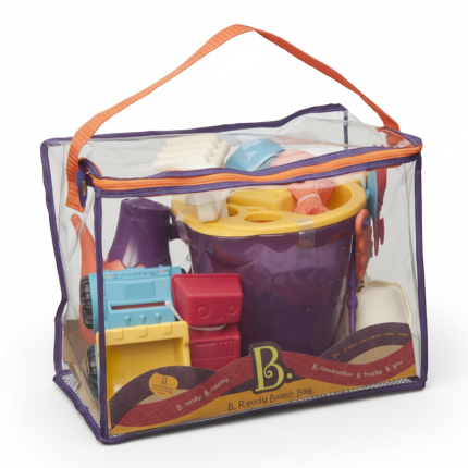 B. Ready Beach Bag – torba z akcesoriami do piasku - pomarańczowa / B.Toys