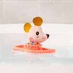 Zabawka do kąpieli łódeczka z przytulanką Myszka Nina 6m+ / Lilliputiens