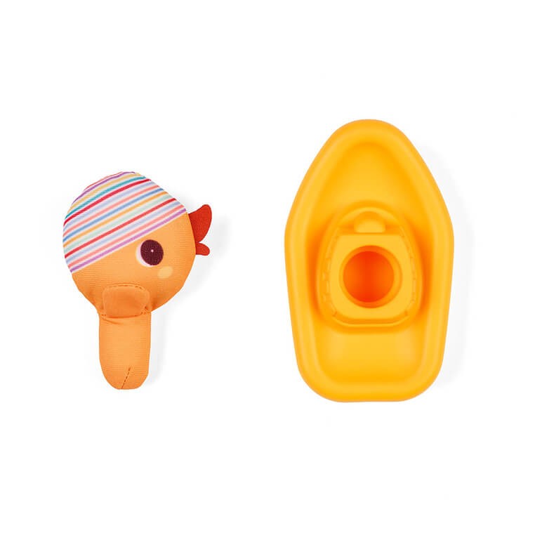 Zabawka do kąpieli łódeczka z przytulanką Kaczorek Gaspard 6m+ / Lilliputiens