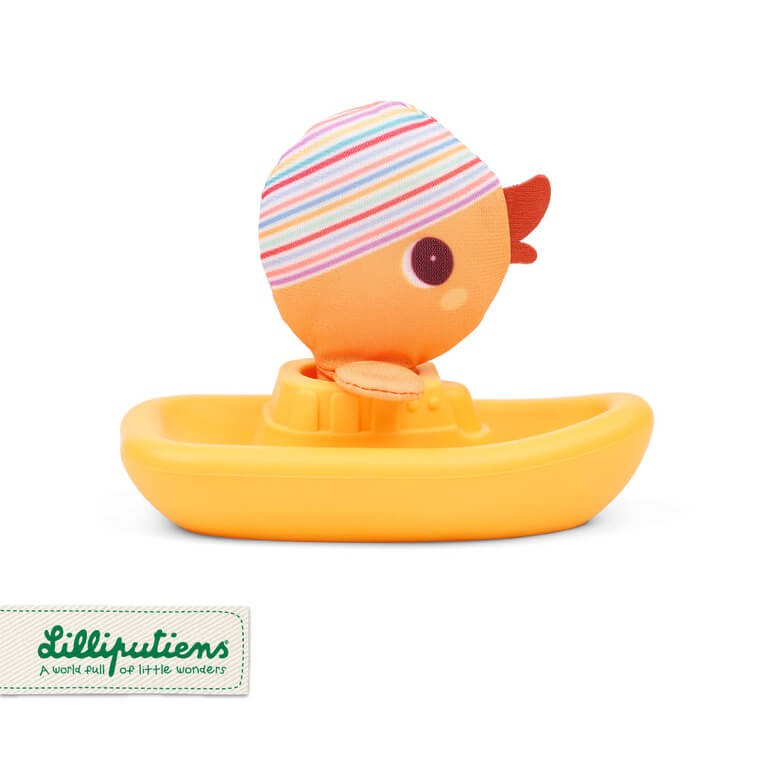 Zabawka do kąpieli łódeczka z przytulanką Kaczorek Gaspard 6m+ / Lilliputiens