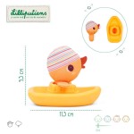 Zabawka do kąpieli łódeczka z przytulanką Kaczorek Gaspard 6m+ / Lilliputiens