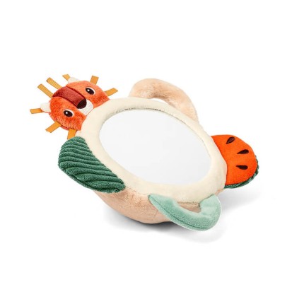 Aktywizujące wielofunkcyjne lusterko sensoryczne z uchwytami Lew Jack 3m+ / Lilliputiens