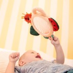 Aktywizujące wielofunkcyjne lusterko sensoryczne z uchwytami Lew Jack 3m+ / Lilliputiens