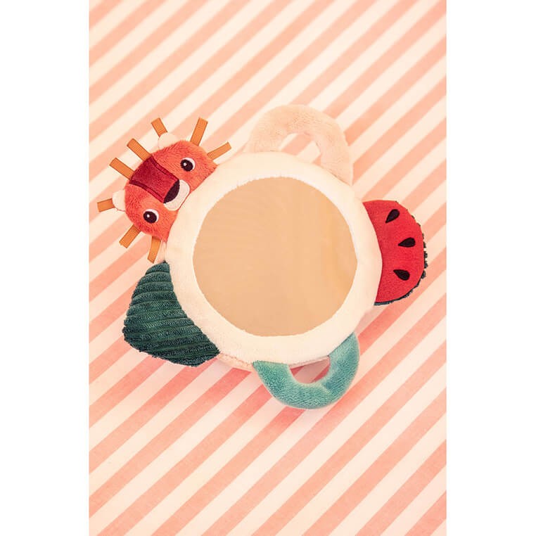 Aktywizujące wielofunkcyjne lusterko sensoryczne z uchwytami Lew Jack 3m+ / Lilliputiens