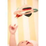 Aktywizujące wielofunkcyjne lusterko sensoryczne z uchwytami Lew Jack 3m+ / Lilliputiens