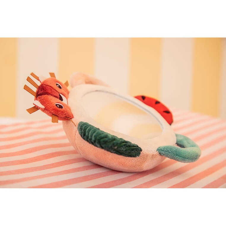 Aktywizujące wielofunkcyjne lusterko sensoryczne z uchwytami Lew Jack 3m+ / Lilliputiens