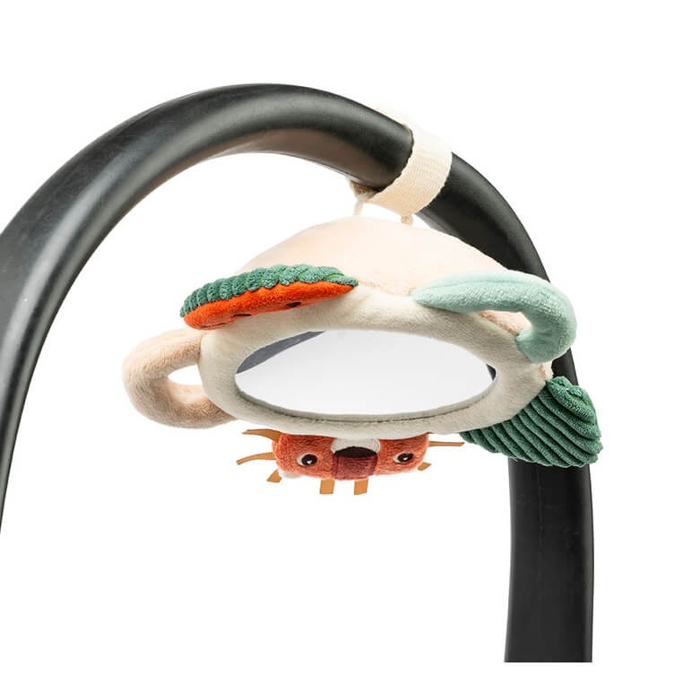 Aktywizujące wielofunkcyjne lusterko sensoryczne z uchwytami Lew Jack 3m+ / Lilliputiens