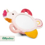 Aktywizujące wielofunkcyjne lusterko sensoryczne z uchwytami Jednorożec Lena 3m+ / Lilliputiens