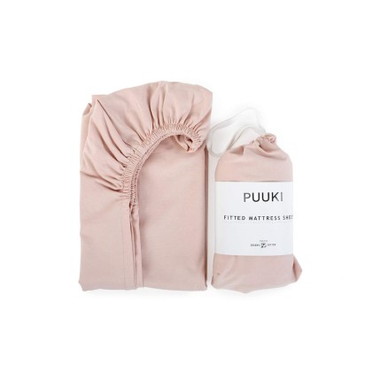 Prześcieradło dziecięce PUDROWY RÓŻ / Puuki