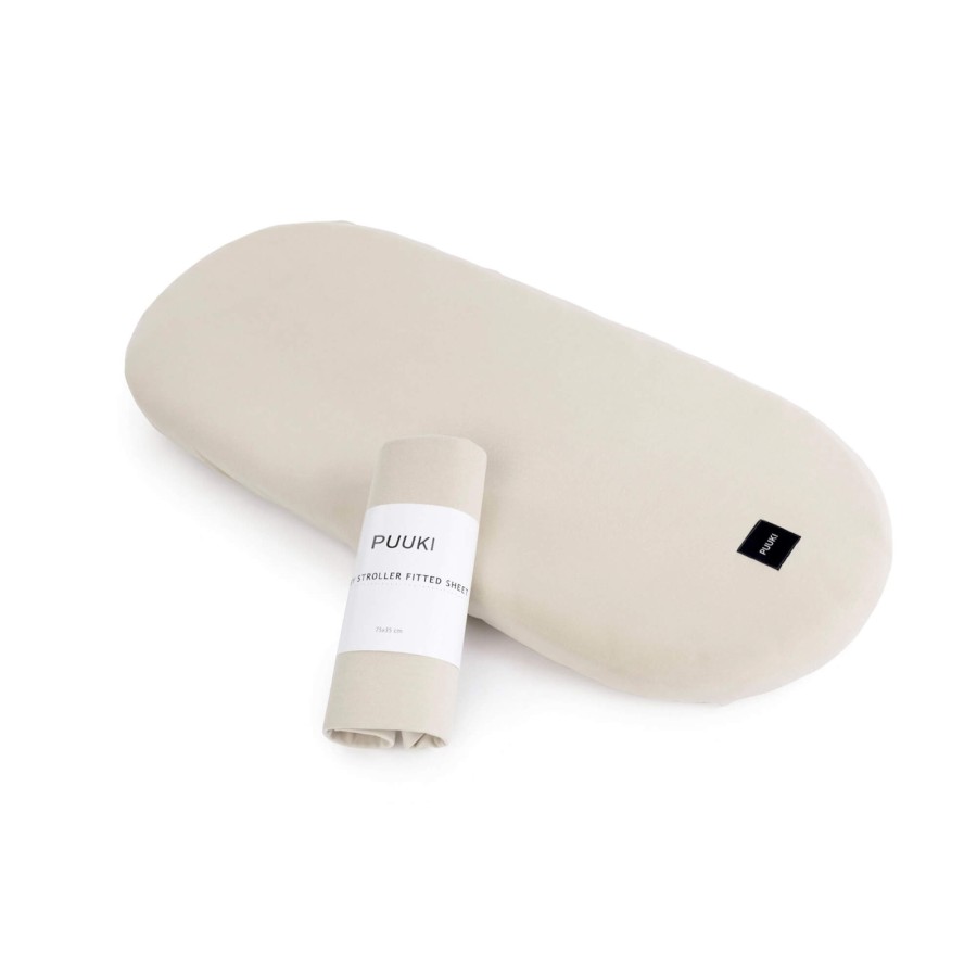 Prześcieradło do gondoli 40x80 - latte / Puuki