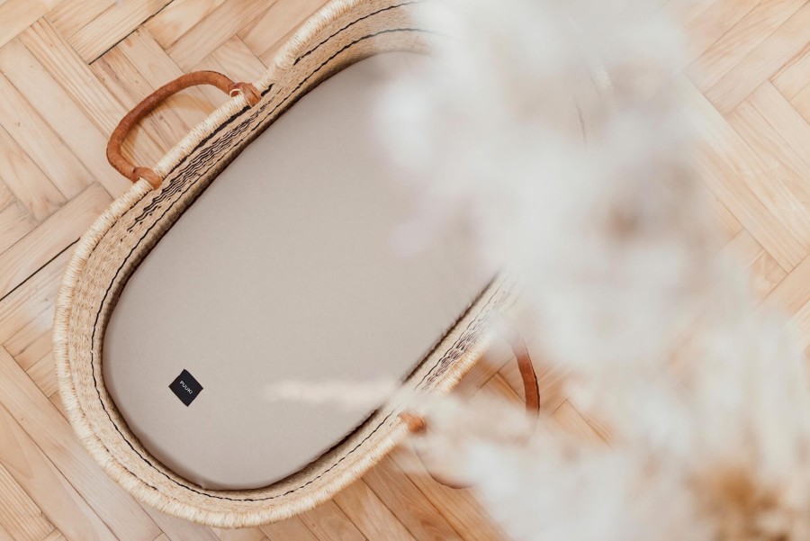 Prześcieradło do gondoli 40x80 - latte / Puuki