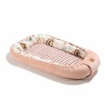 II GATUNEK: Kokon niemowlęcy BEST NEST - PRINCESS, POWDER PINK / La Millou