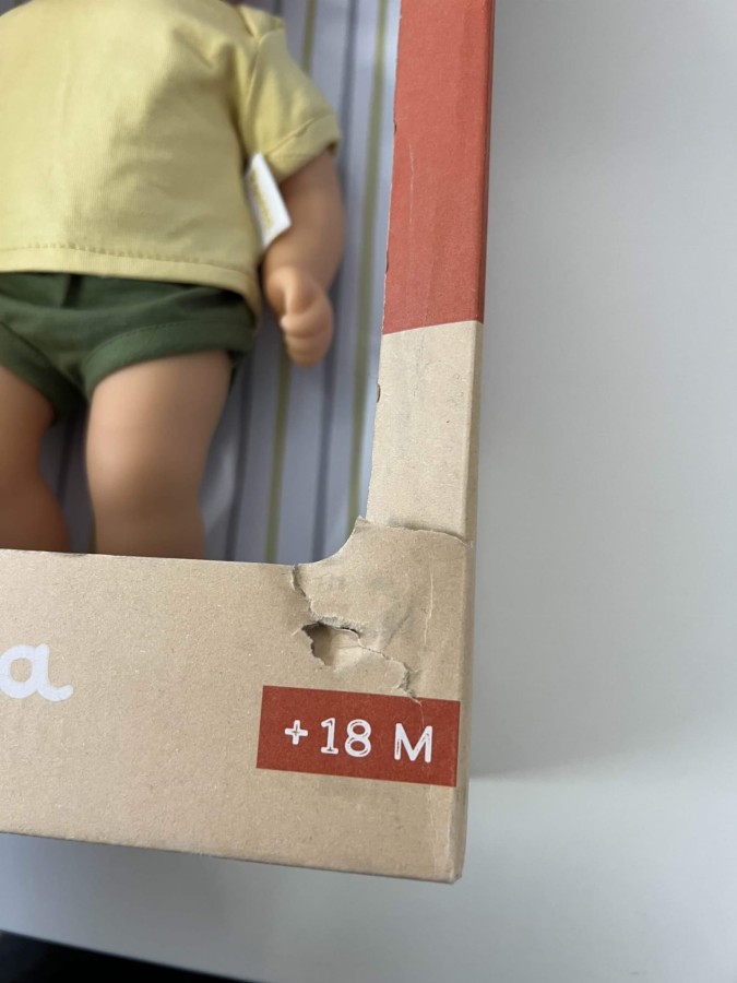 USZKODZONE OPAKOWANIE: Lalka Olive 32 cm chłopiec (kolekcja POMEA) / Djeco DJ07883