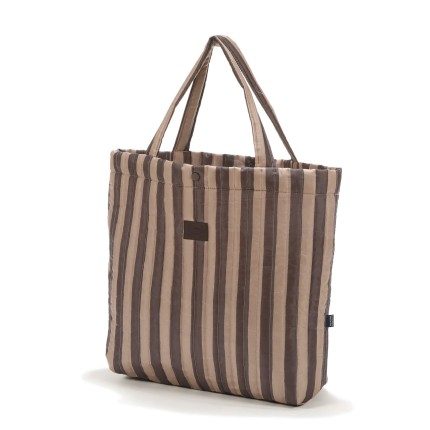 Torba Shopper Bag Ortalion HYGGE - STRIPES BROWN / La Milou