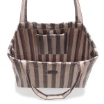 Torba Shopper Bag Ortalion HYGGE - STRIPES BROWN / La Milou