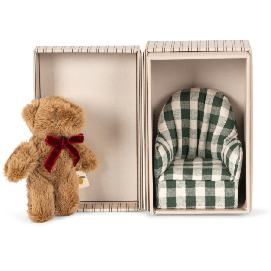 Pluszowy Miś Milo w pudełku - brown / Konges Slojd