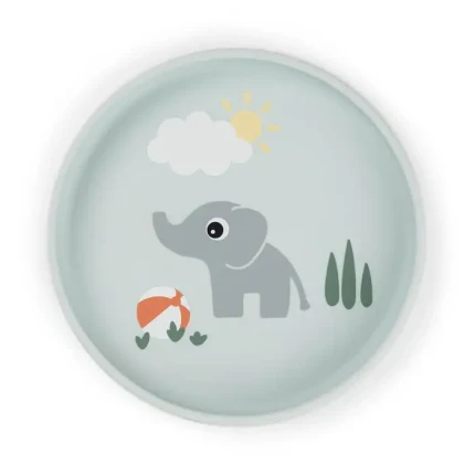 Talerzyk z przyssawką Sitick&Stay Playground Blue / Done by Deer