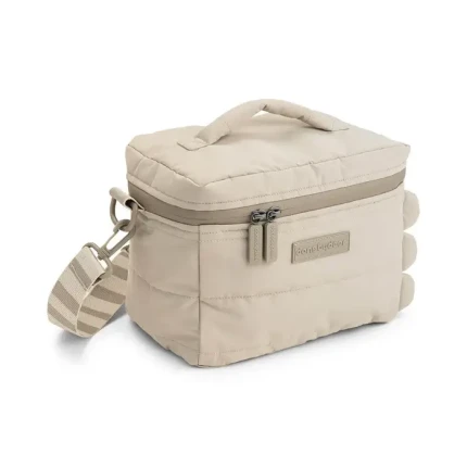 Torba termiczna na lunch Pikowana Croco Sand / Little Dutch