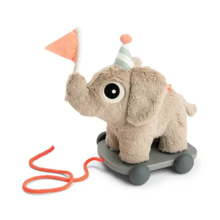 Zabawka do ciągnięcia Słonik Elphee Sand / Done by Deer