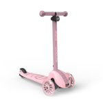 Highwaykick 3S Hulajnoga z systemem sterowania 2w1 i kółkami LED składana 3+ Rose / Scootandride
