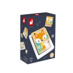 Klocki drewniane puzzle 6w1 Pure 6 elementów / Janod