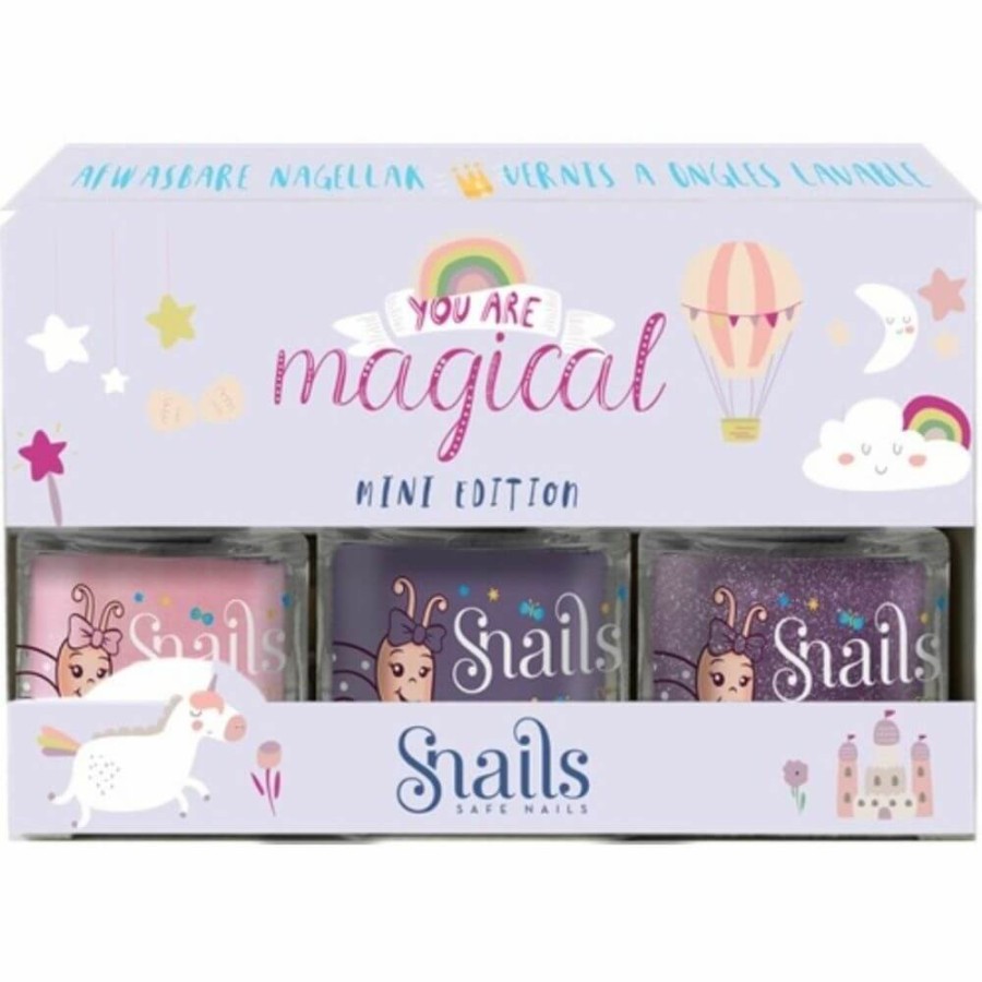 Zestaw 3 lakierów do paznokci dla dzieci Snails Mini - Unicorn, Edycja Specjalna / Snails
