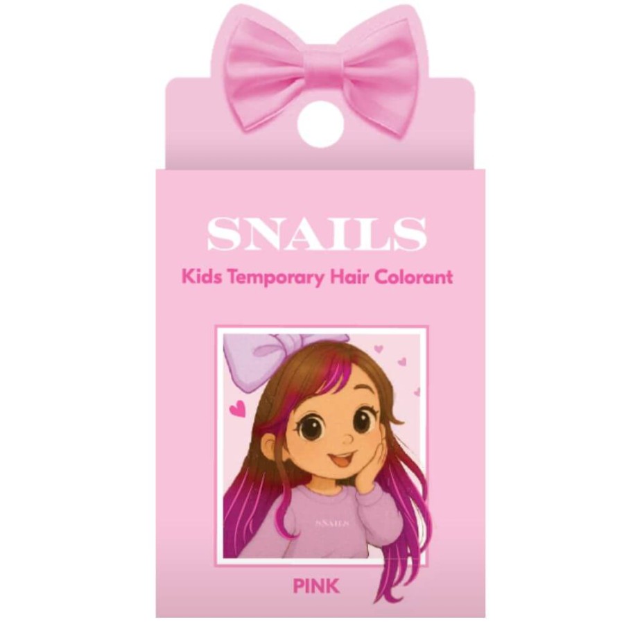 Zmywalna kreda do włosów - Pink / Snails