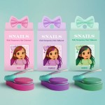 Zmywalna kreda do włosów - Pink / Snails