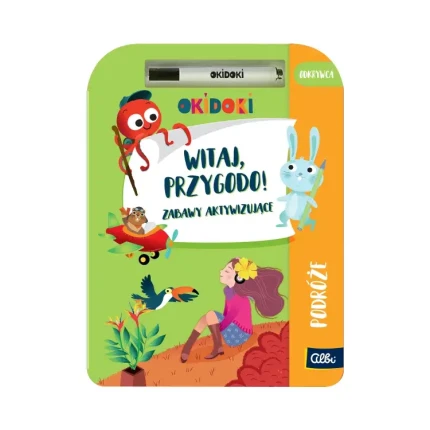 Zeszyt edukacyjny Witaj, przygodo! OKIDOKI - Podróże 4+ / Albi