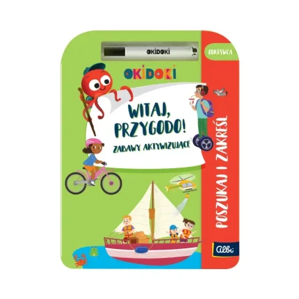Zeszyt edukacyjny Witaj, przygodo! OKIDOKI - Poszukaj i zakreśl 3+ / Albi