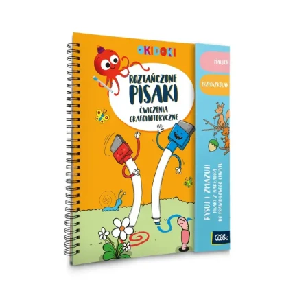 Zeszyt z zadaniami OKIDOKI Roztańczone pisaki 3+ / Albi