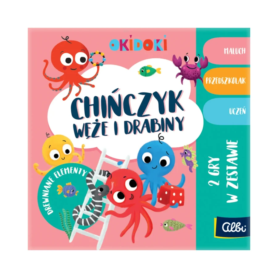 Chińczyk. Węże i drabiny - OKIDOKI / Albi