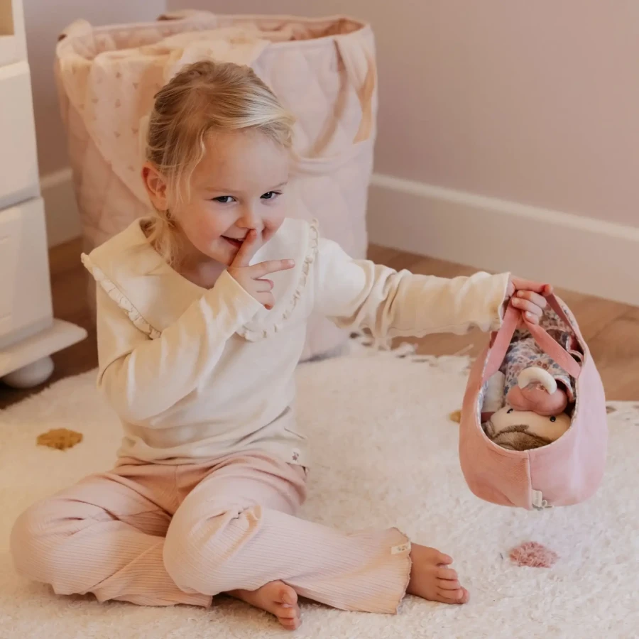 Laleczka w koszyczku Baby Rosa / Little Dutch