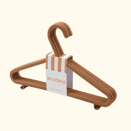 Wieszaki 8szt. - Caramel Cookie / Mudme