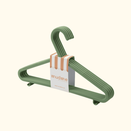 Wieszaki 8szt. - Sage Green / Mudme