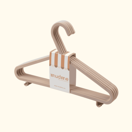 Wieszaki 8szt. - Sand Beige / Mudme