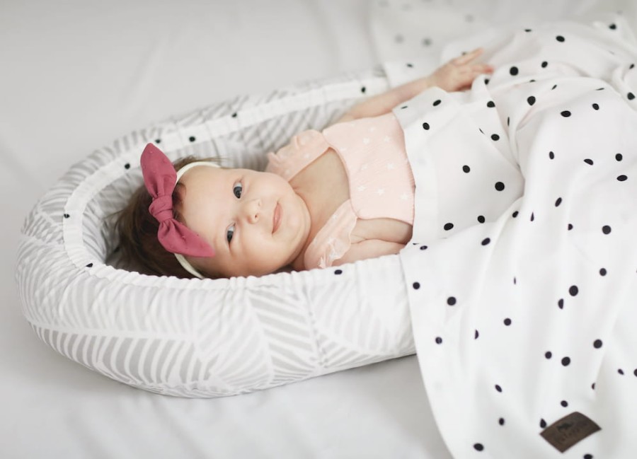 Bambusowy Dots - 3 w 1 chusta, otulacz i kocyk / Sleepee