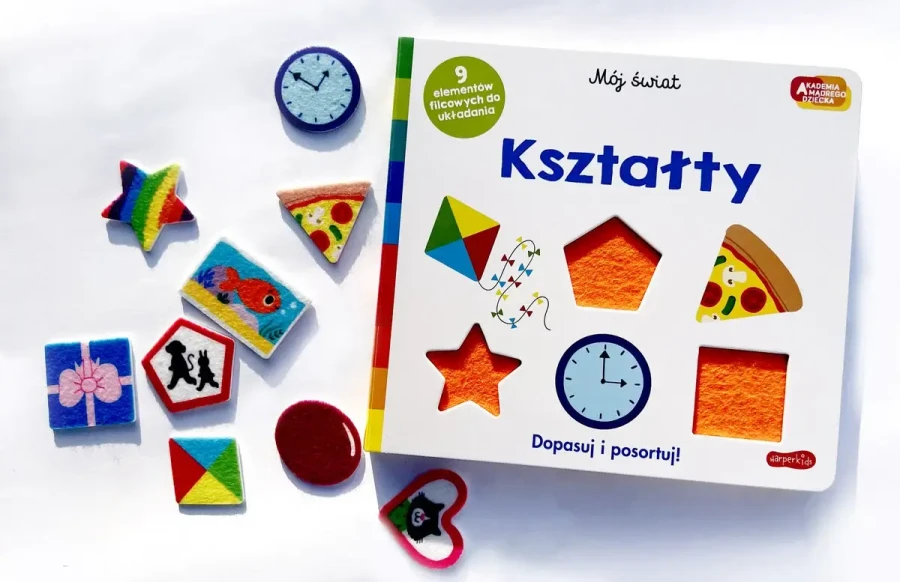 Kształty. Akademia mądrego dziecka. Mój świat / HarperCollins