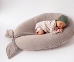 Poduszka ciążowa uniwersalna NEST - czekolada / Puuki