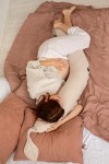 Poduszka ciążowa uniwersalna NEST - latte / Puuki
