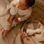 Przytulanka gąska 17 cm Newborn Naturals / Little Dutch