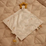 Przytulaczek z zawieszką do smoczka Newborn Naturals / Little Dutch