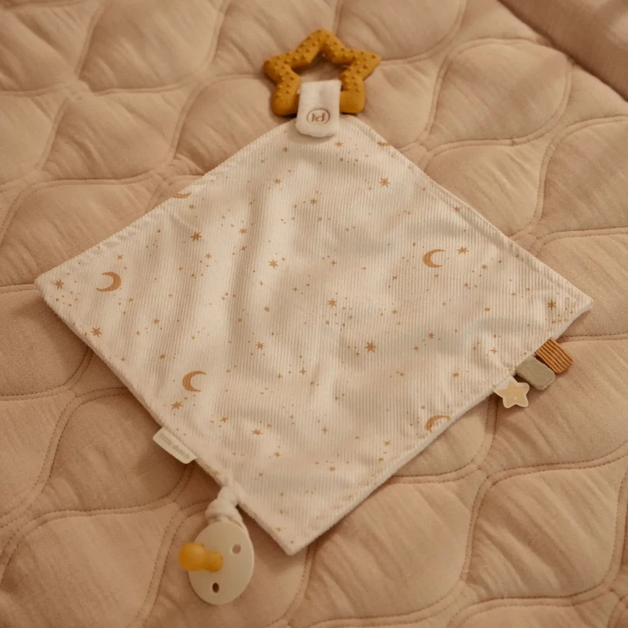 Przytulaczek z zawieszką do smoczka Newborn Naturals / Little Dutch