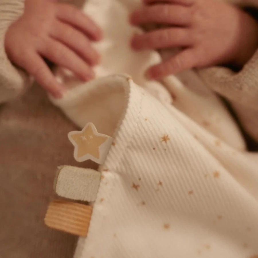 Przytulaczek z zawieszką do smoczka Newborn Naturals / Little Dutch