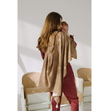 Bambusowy otulacz mgiełka - BANDANA MOCCA / La Millou