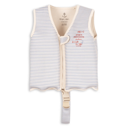 Kamizelka neoprenowa do pływania Ellis - Stripe Blue / Konges Slojd